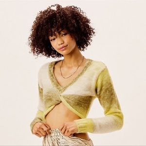 For Love And Lemons Celeste Twist Crop Sweater Size: M, NWT